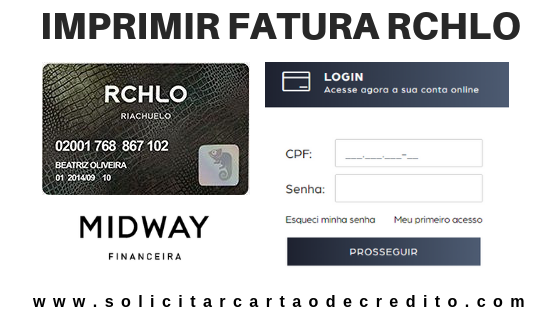 IMPRIMIR FATURA RIACHUELO