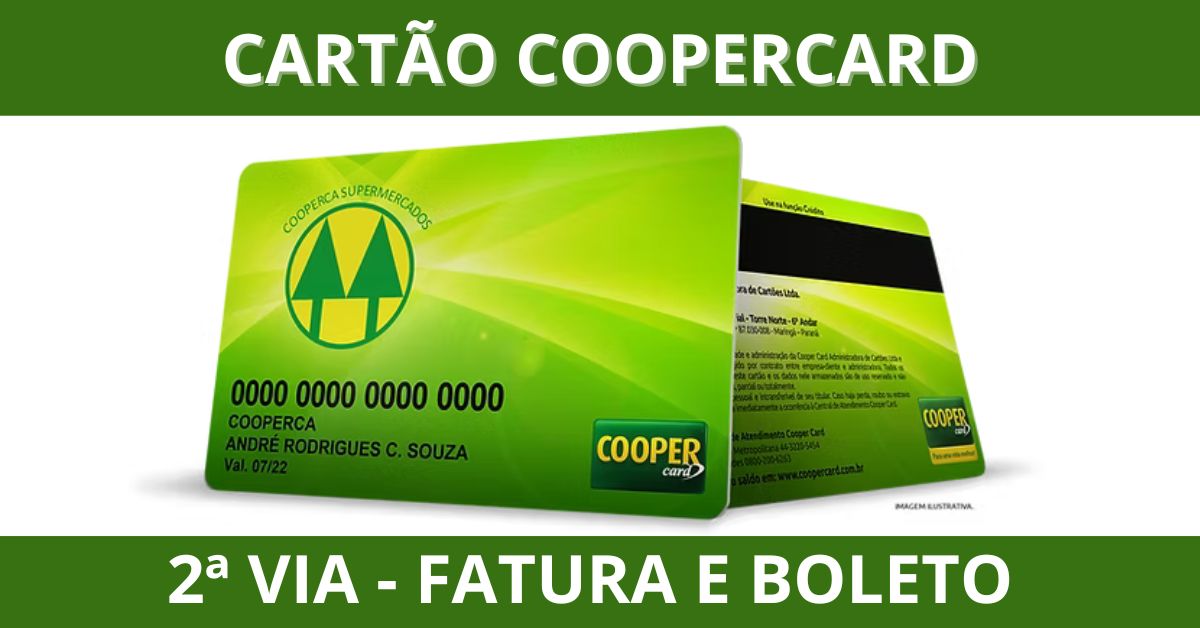 Fatura Cooper Card - Imprimir 2ª Via e Extrato